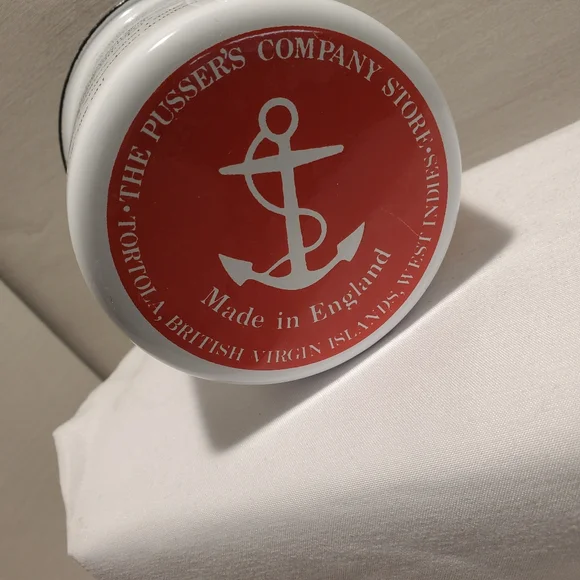 Pusser's Rum British Navy Promotional Enameled Mug Good to The Last Drop Flags - Picture 5 of 5